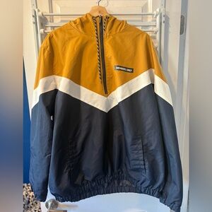 Members Only Mustard and Navy Jacket